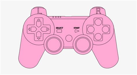 Download and print these ps4 coloring pages for free. Ps3 Controller Pink Clip Art - Ps4 Coloring Pages - Free ...