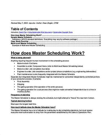 What Is A Master Document In Word
