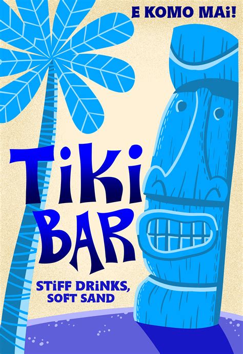 Tiki Images Photos Videos Logos Illustrations And Branding On Behance Tiki Bar Signs