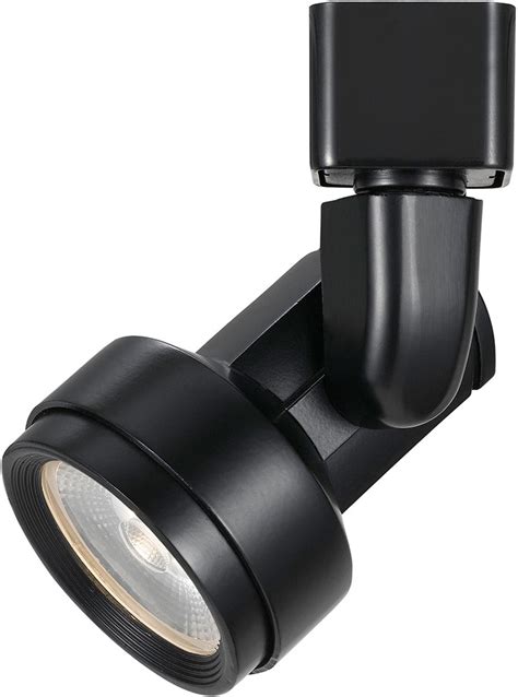 Ceiling track, 3 spotlights, black. Cal HT-352-BK Modern Black LED Track Lighting Flush ...