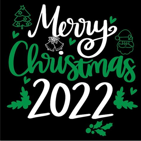 Premium Vector Merry Christmas 2022