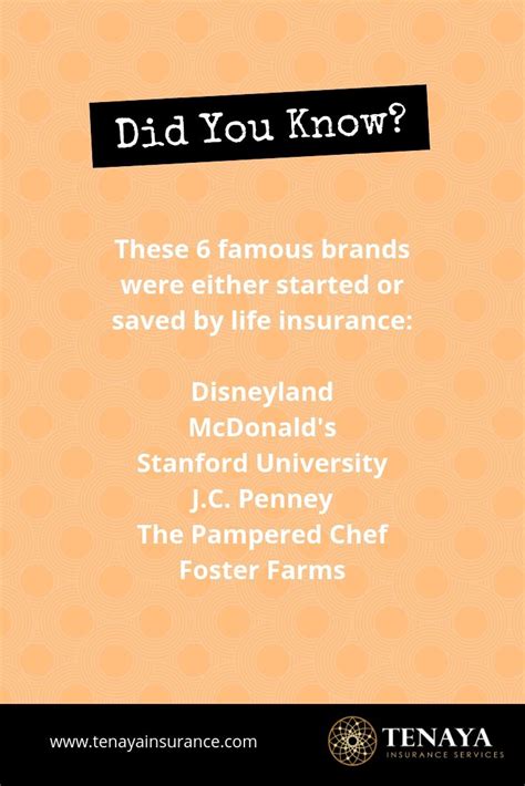 Because we're not for profit, our health insurance experts are here to advise based on the cover you actually need. 6 Famous Brands Started or Saved By Life Insurance | Life ...