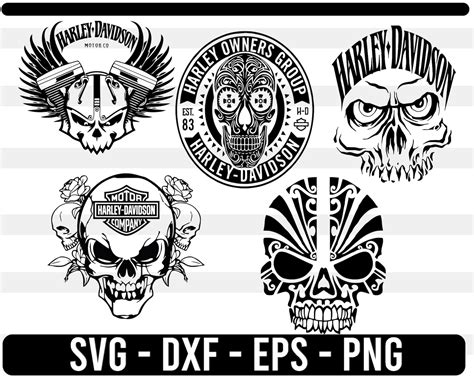 Harley Davidson Svg Png Eps Dxf Motorcycle Motors Logo Vector Etsy Uk