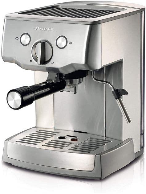 Ariete 1324 Metal Espresso Machine Coffee Maker Powder Or Pods Hot