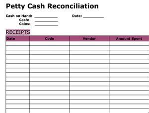 Daily cash reconciliation template sheet register balance excel by handstand.me with the help of this worksheet the user can easily keep track of total cash. Petty Cash Reconciliation Form | charlotte clergy coalition