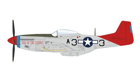 P 51d Mustang “tall In The Saddle” 99th Fs 332nd Fg Wwii Hobby Master