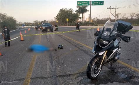 Motociclista Muere Al Derrapar En La Mérida Motul