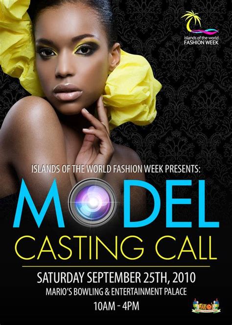 Islands Of The World Fashion Week Model Casting Call Fashion Show