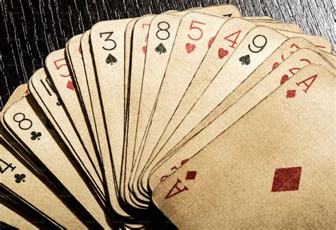 Old Vintage Playing Cards Stock Photos Motion Array