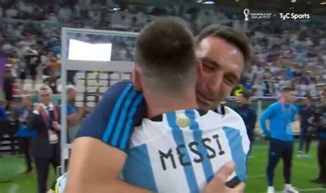 Lionel Messi Reduces Argentina Boss To Tears With Gesture After World Cup Spectacle Football