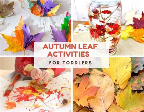 19 Autumn Leaves Activities For Toddlers The Ladybirds Adventures