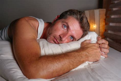 Man Eyes Open Bed Stock Photos Pictures And Royalty Free Images Istock