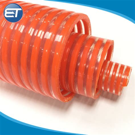 High Pressure Flexible Pvc Vacuum Suction Discharge Pipe Hose For Water