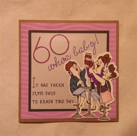 60th Birthday Card For Female Friend