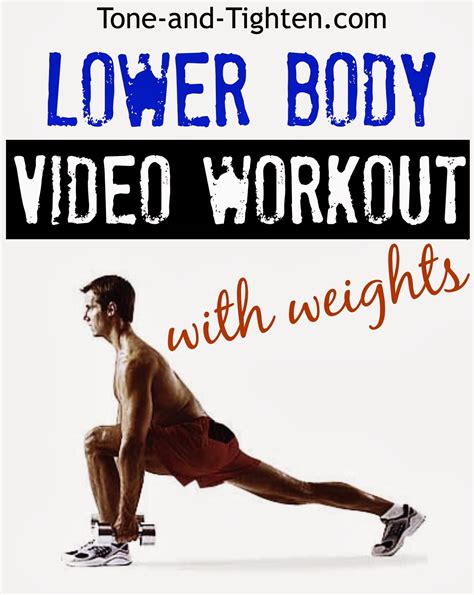 Lower Body Video Workout With Weights Strength Routine At It’s Finest Strength Training