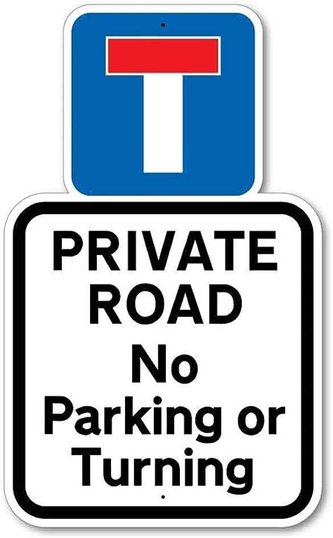 Jaf Graphics Private Road Sign No Access Signs Keep Clear Sign