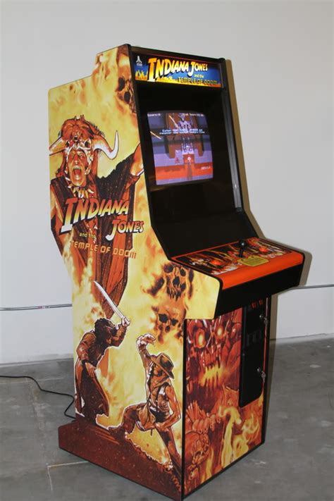 Indiana Jones Arcade Cabinet 1985 Retro Arcade Games Arcade Games