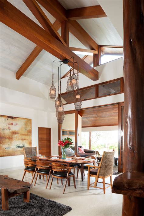 15 Thrilling Tropical Dining Room Interiors That Will Impress You