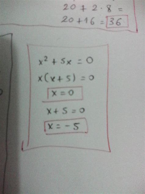 X2 5x 0 Resposta