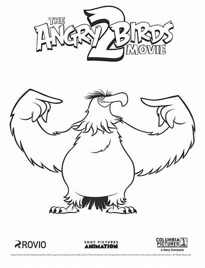 Angry Birds Coloring Printables Sheet Mighty Eagle