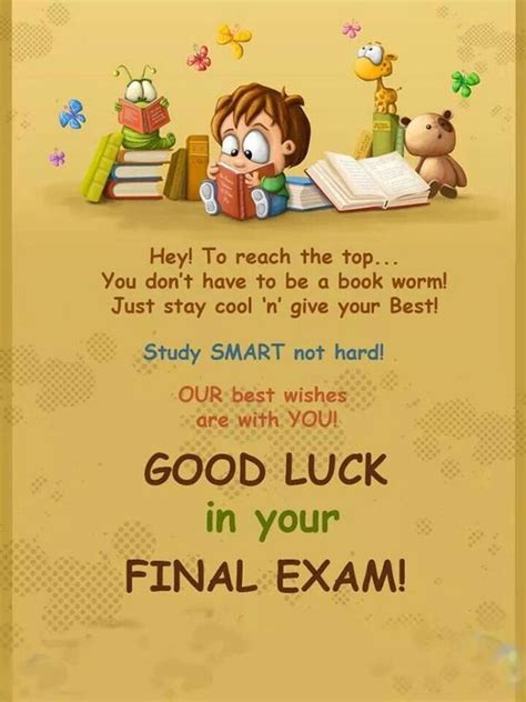 Good Luck For Final Exams Greetings