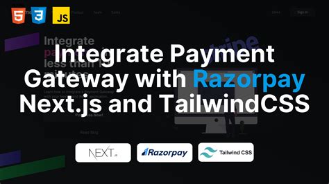 How To Set Up A Payment Gateway In Next Js And React With Razorpay And Tailwindcss