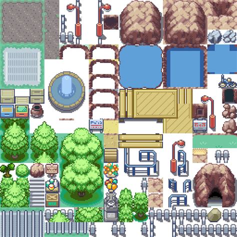 Pokemon Assets For Rmmv Rpg Tileset Free Curated Assets For Your Rpg Maker Mv Games Pixel