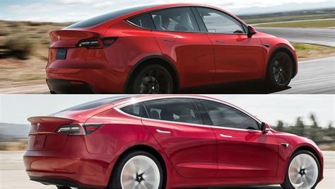 Visual Comparison 2020 Tesla Model Y Vs 2019 Tesla Model 3