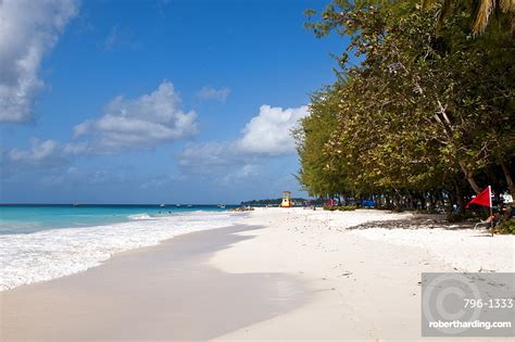 Miami Beach Barbados Windward Islands Stock Photo