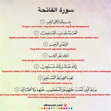 Surah Al Fatihah The Greatest Surah In The Quran Artofit