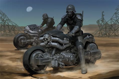 Hellhound Dieselpunk Art Sci Fi Concept Art