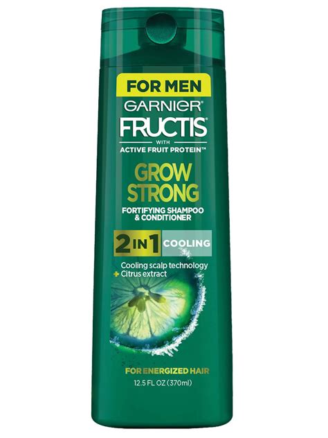 You must be wondering how to make hair grow faster for men. Fructis Grow Strong Cooling's 2-in-1 Shampoo & Conditioner ...