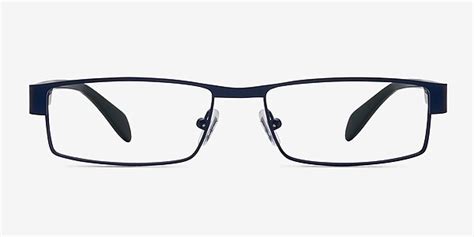 Katia Rectangle Navy Full Rim Eyeglasses Eyebuydirect