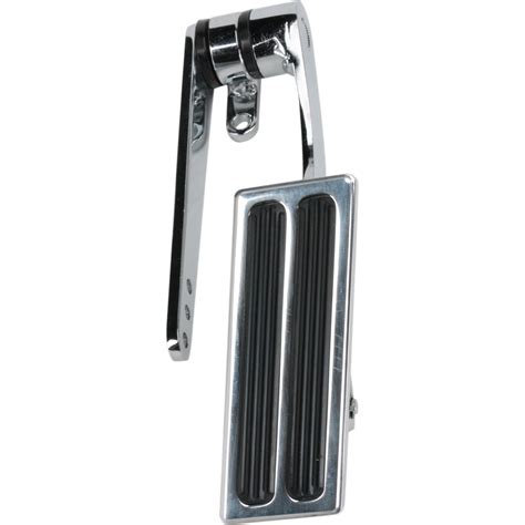Speedway Polished Aluminum Small Street Rod Gas Pedal Universal
