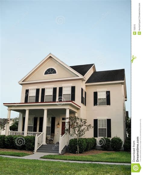 Two Story Cottage Stock Image Image Of Landscape Southern 750515