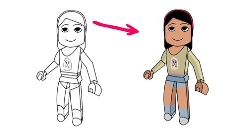 Female Drawings Of Roblox Characters