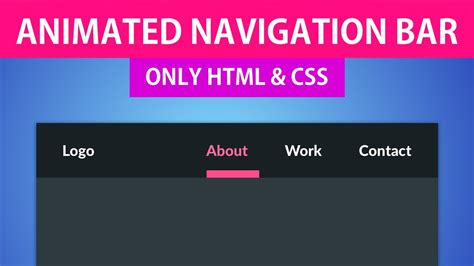 How To Make Beautiful Animated Navigation Bar Using Html Css My Xxx Hot Girl