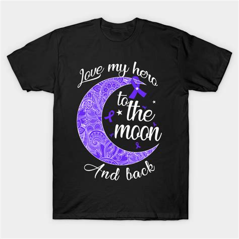 Love Lupus Hero To The Moon Lupus Awareness T Shirt Teepublic