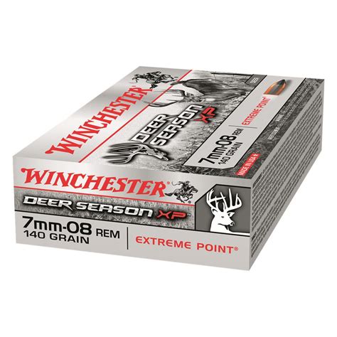 Winchester Deer Season Xp 7mm 08 Rem Polymer Tipped Extreme Point
