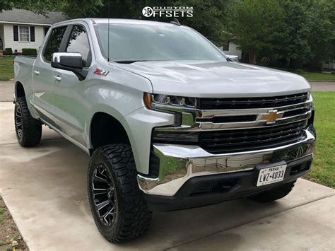 2019 Chevrolet Silverado 1500 Wheel Offset Aggressive 1 Outside