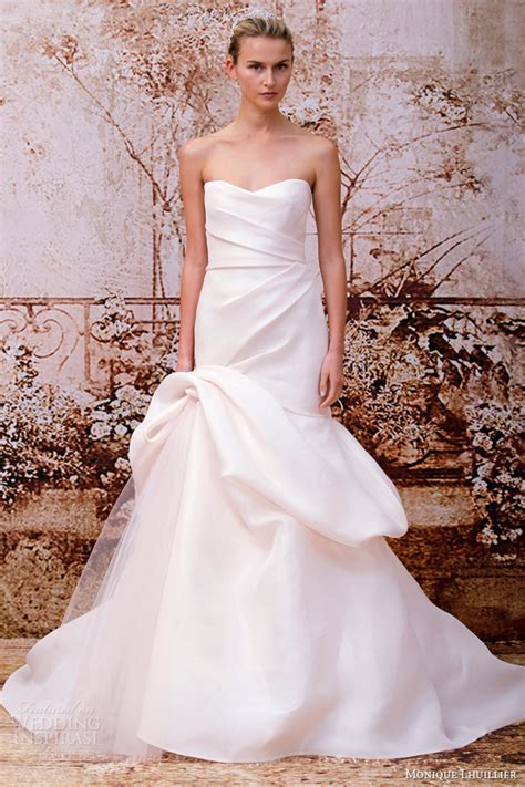 Monique Lhuillier Fall 2014 Wedding Dresses Wedding Inspirasi