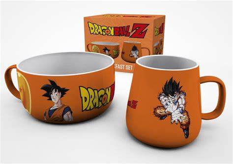 This gift box set comes with everything you need to get started watching episodes of the japanese tv show. Dragon Ball Z - Goku Curved Mug & Bowl (Gift Set) - Merch Online | Raru