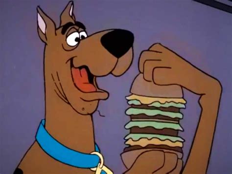 Everything Is Funny Just Look Closer™ — While Shaggy Holds His Sandwich It Has 5 Layers