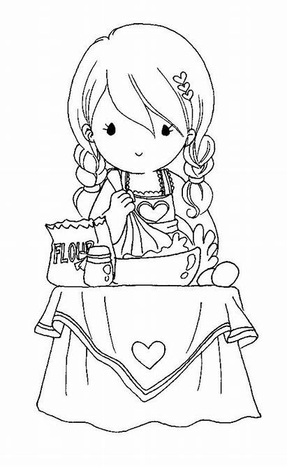 Stamps Digi Coloring Pages Cooking Digital Books