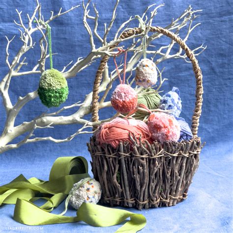 Lia Griffith Video Hanging Pom Pom Easter Eggs