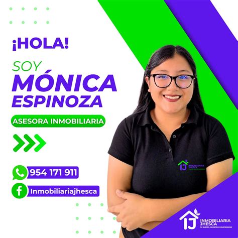 Mónica Espinoza Bienes Raíces Lima