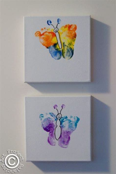 Baby Footprints Butterfly T Ideas Pinterest