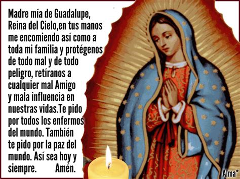 Madre Mía De Guadalupe Reina Del Cieloen Tus Manos Me Encomiendo Así