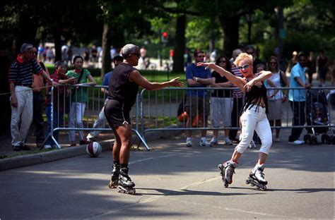 A Little Older And A Bit Creakier Skaters Boogie On In Central Park