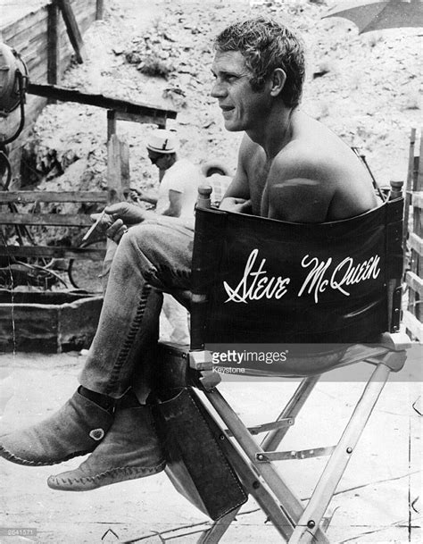 1966 American Actor Steve Mcqueen 1930 1980 On The Set Of Nevada Smith In Which He